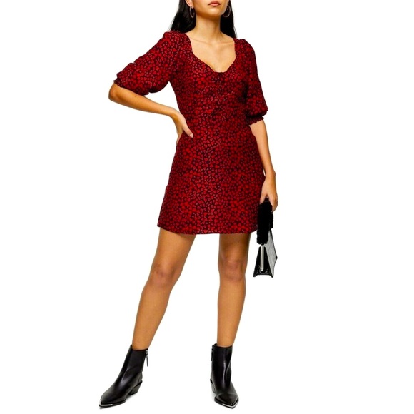 topshop red mini dress Mini Dress Topshop Red Silk Dress Kylie Silk Satin Red Mini Dress Sleek,  Real Silk, '90s